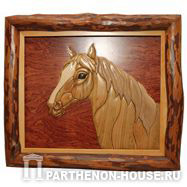 Картина из дерева: Лошадь